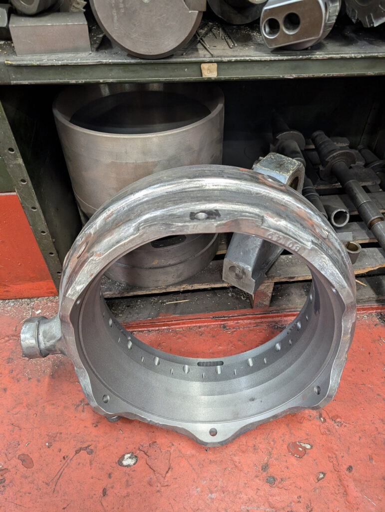 At Bridgnorth a newly cast and machined ejector/blower ring has been completed by SVR Engineering Services for fitting into 7802’s smokebox Photo: Adrian Hassell