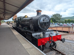 7812 rests at Minehead on Saturday 22nd June. Photo: Adrian Hassell